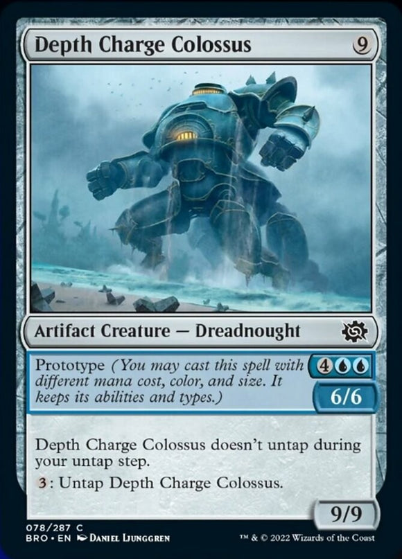Depth Charge Colossus - The Brothers' War - English - NM - MTG