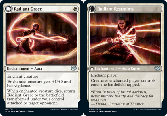Radiant Grace // Radiant Restraints - Innistrad: Crimson Vow - English - NM - MT