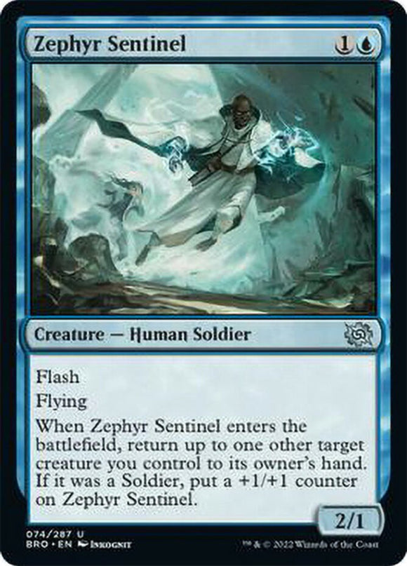 Zephyr Sentinel - The Brothers' War - English - NM - MTG