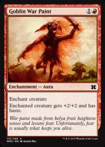 Goblin War Paint - Modern Masters 2015 - English - NM - MTG