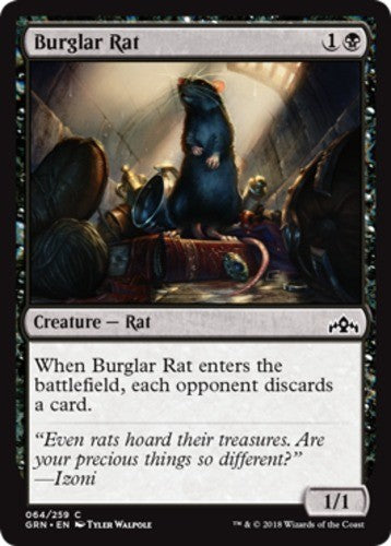 Burglar Rat - Guilds of Ravnica - English - NM - MTG