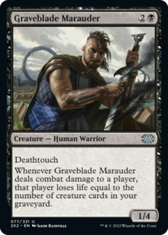 Graveblade Marauder - Double Masters 2022 - English - NM - MTG