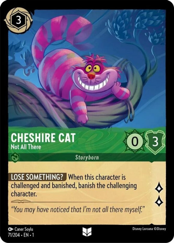 Cheshire Cat - Not All There - 71/204 - Uncommon - The First Chapter NM