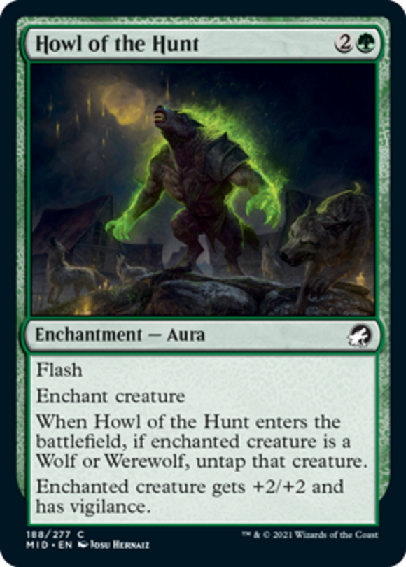 Howl of the Hunt - Innistrad: Midnight Hunt - English - NM - MTG