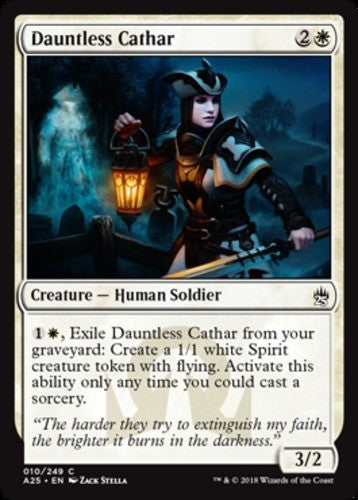 Dauntless Cathar - Masters 25 - English - NM - MTG