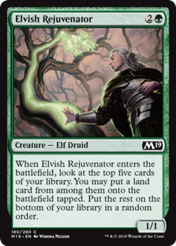 Elvish Rejuvenator - Core Set 2019 (M19) - English - NM - MTG