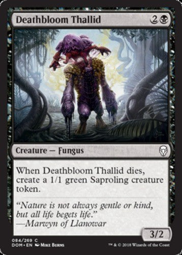 Deathbloom Thallid - Dominaria - English - NM - MTG
