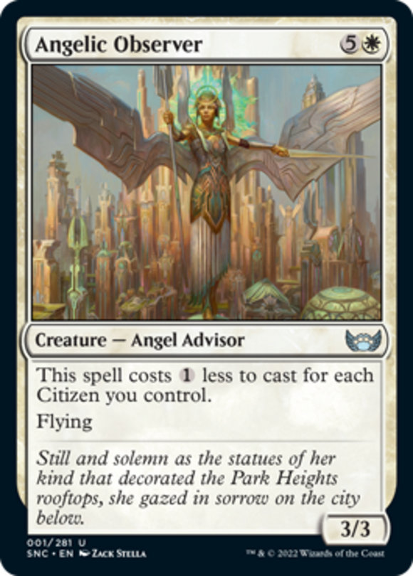 Angelic Observer - Streets of New Capenna - English - NM - MTG