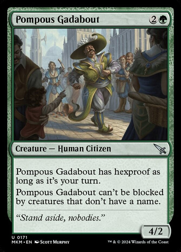 Pompous Gadabout - Murders at Karlov Manor - English - NM - MTG