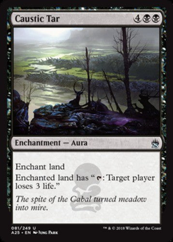 Caustic Tar - Masters 25 - English - NM - MTG
