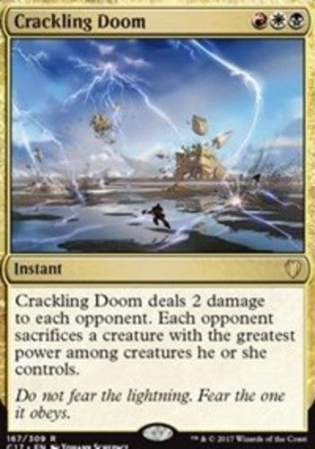 Crackling Doom - Commander 2017 - English - NM - MTG