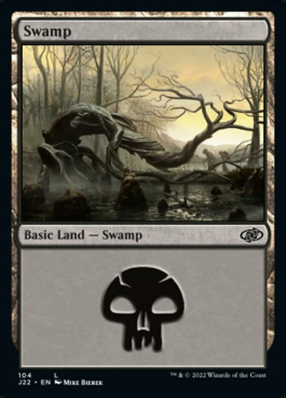 Swamp (104) - Jumpstart 2022 - English - NM - MTG
