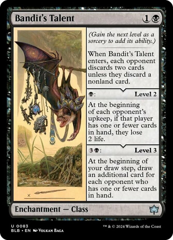 Bandit's Talent - Bloomburrow - English - NM - MTG