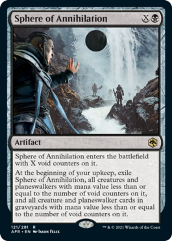 Sphere of Annihilation - Forgotten Realms - English - NM - MTG