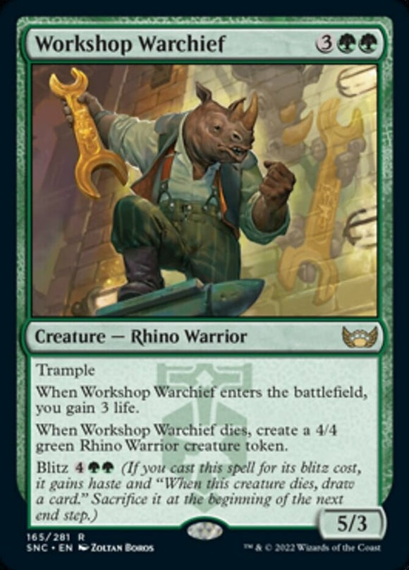 Workshop Warchief - Streets of New Capenna - English - NM - MTG