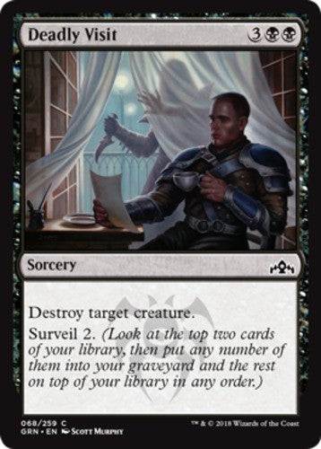 Deadly Visit - Guilds of Ravnica - English - NM - MTG