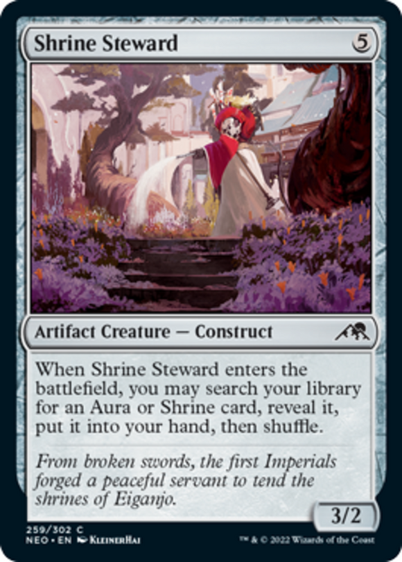 Shrine Steward - Kamigawa: Neon Dynasty - English - NM - MTG