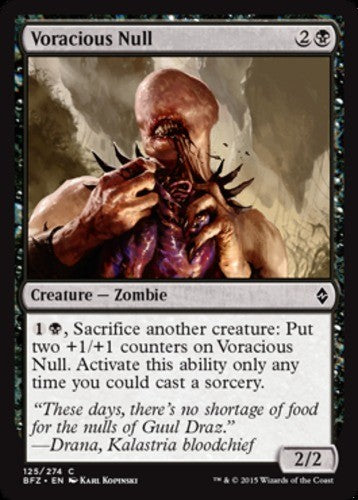 Voracious Null - Battle for Zendikar - English - NM - MTG