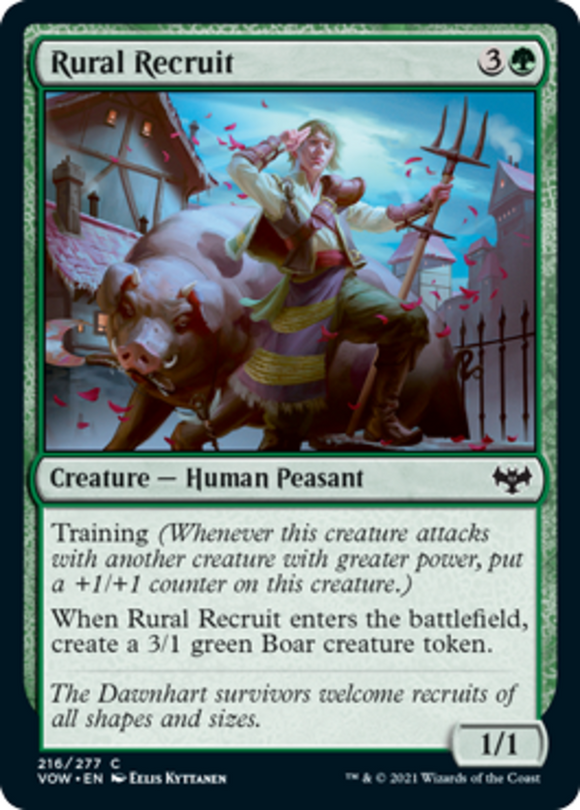 Rural Recruit - Innistrad: Crimson Vow - English - NM - MTG