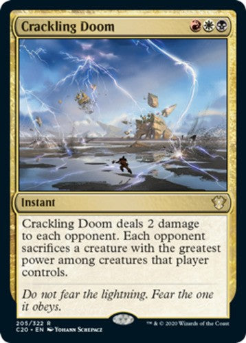 Crackling Doom - Commander 2020 - English - NM - MTG