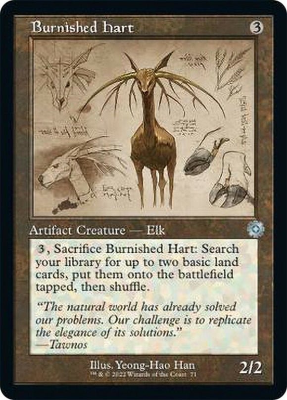 Burnished Hart - Retro Schematic - The Brothers' War - English - NM - MTG