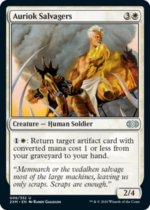 Auriok Salvagers - Double Masters - English - NM - MTG