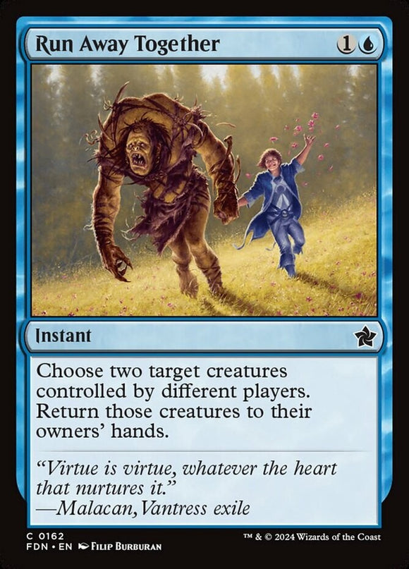 Run Away Together - Foundations - English - NM - MTG