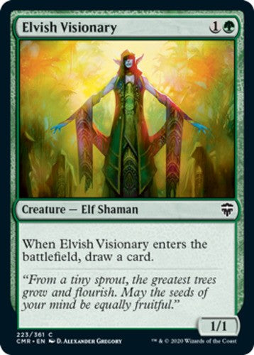 Elvish Visionary - Commander Legends - English - NM - MTG