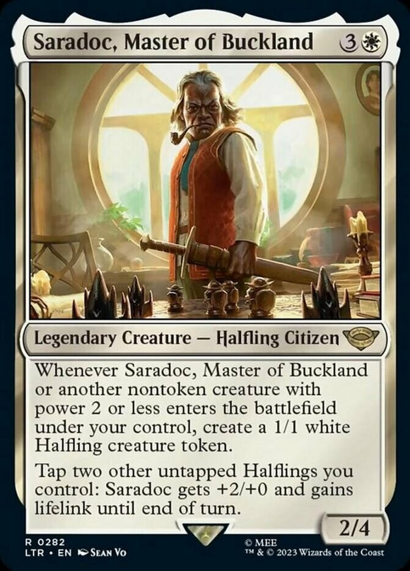 Saradoc, Master of Buckland - Lord of the Rings - English - NM - MTG