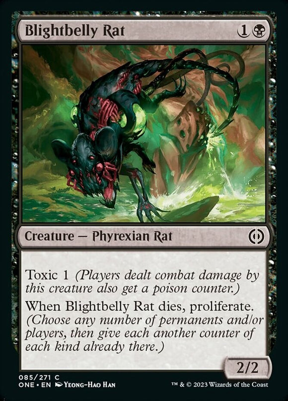 Blightbelly Rat - Phyrexia: All Will Be One - English - NM - MTG