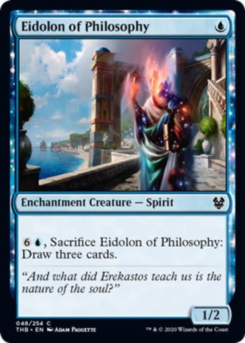 Eidolon of Philosophy - Theros Beyond Death - English - NM - MTG