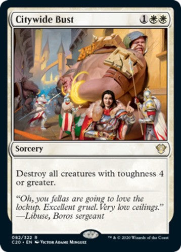 Citywide Bust - Commander 2020 - English - NM - MTG