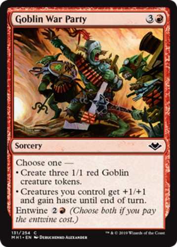 Goblin War Party - Modern Horizons - English - NM - MTG