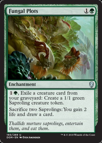 Fungal Plots - Dominaria - English - NM - MTG