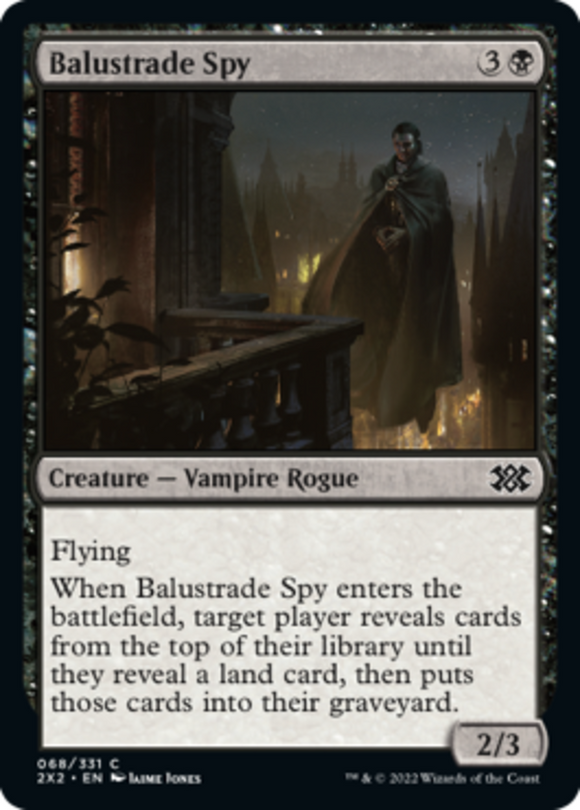 Balustrade Spy - Double Masters 2022 - English - NM - MTG