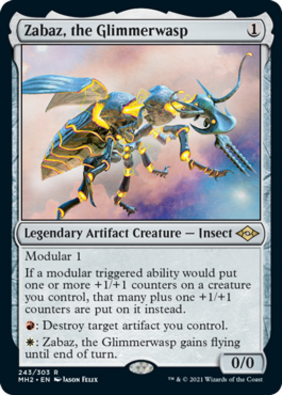 Zabaz, the Glimmerwasp - Modern Horizons 2 - English - NM - MTG