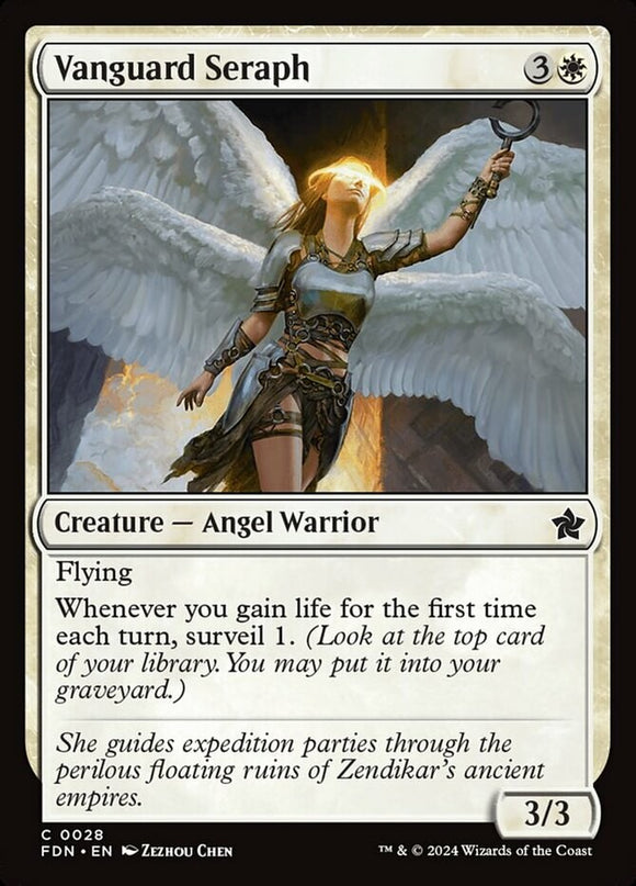 Vanguard Seraph - Foundations - English - NM - MTG