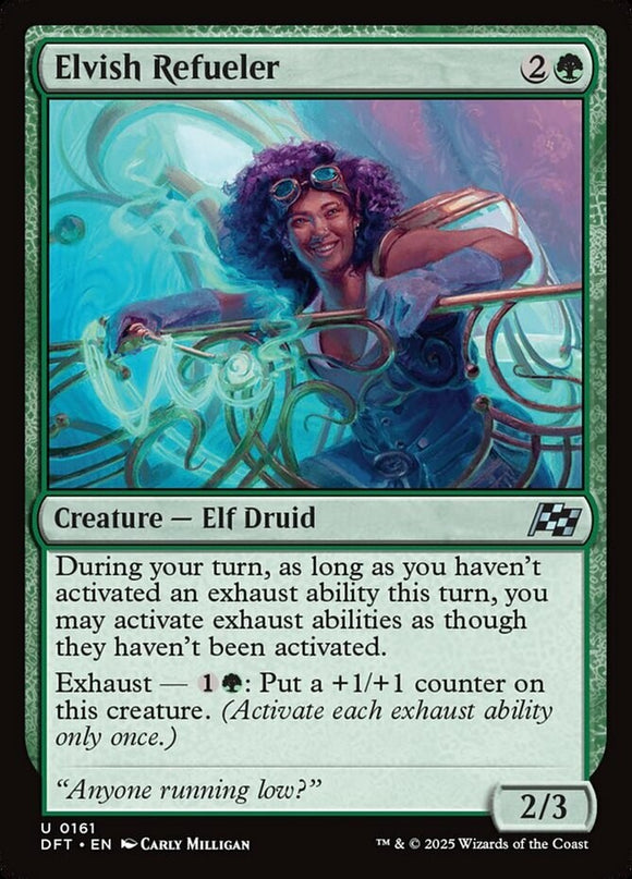 Elvish Refueler - Aetherdrift - English - NM - MTG
