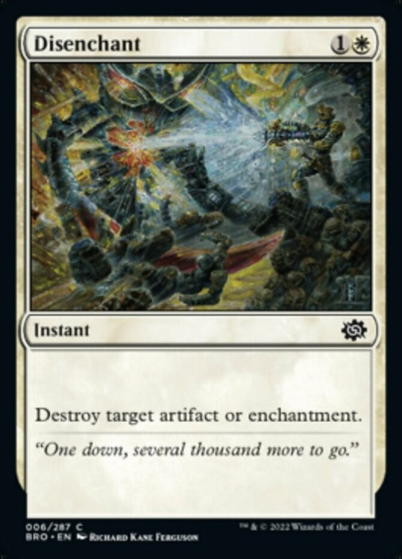 Disenchant - The Brothers' War - English - NM - MTG