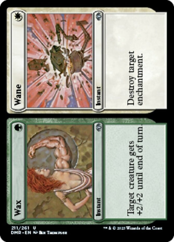 Wax // Wane - Dominaria Remastered - English - NM - MTG