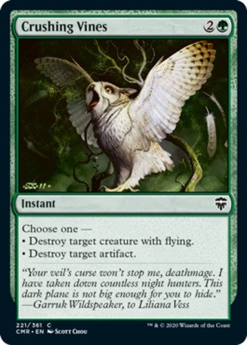 Crushing Vines - Commander Legends - English - NM - MTG