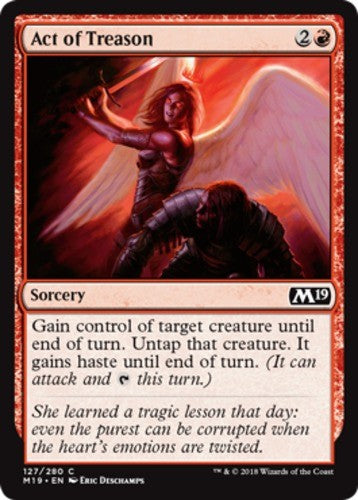 Act of Treason - Core Set 2019 (M19) - English - NM - MTG