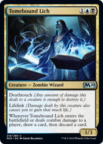 Tomebound Lich - Core Set 2020 (M20) - English - NM - MTG