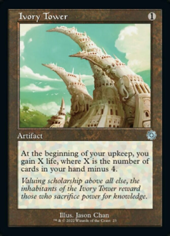 Ivory Tower - Retro Frame - The Brothers' War - English - NM - MTG