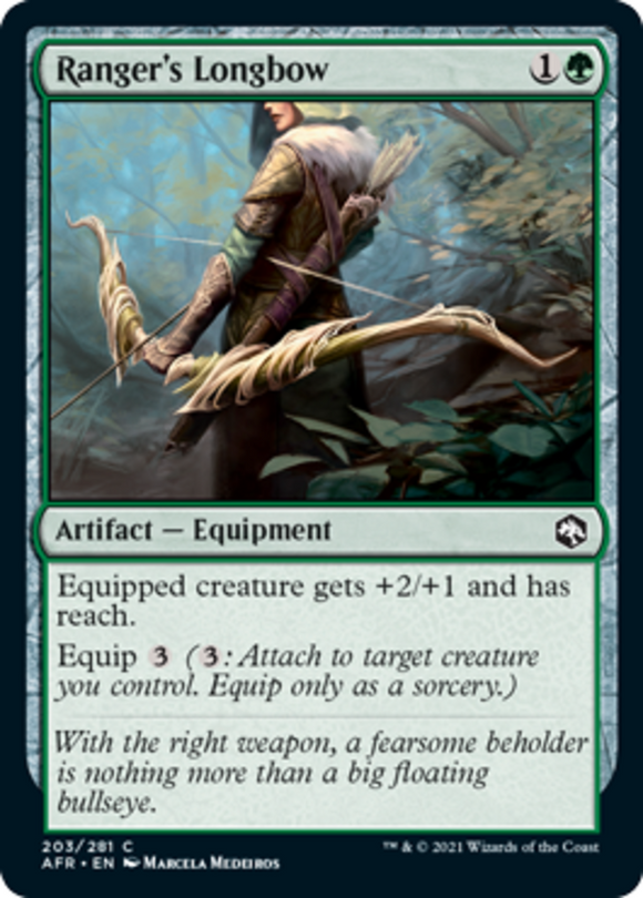 Ranger's Longbow - Forgotten Realms - English - NM - MTG