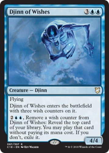 Djinn of Wishes - Commander 2018 - English - NM - MTG