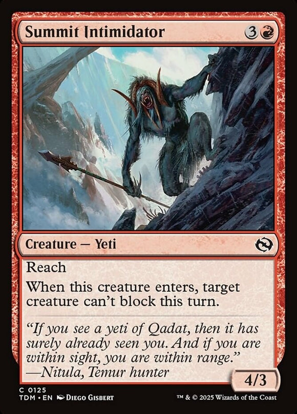 Summit Intimidator - Tarkir: Dragonstorm - English - NM - MTG