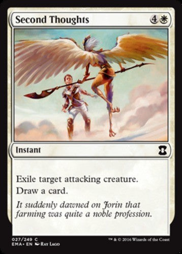 Second Thoughts - Eternal Masters - English - NM - MTG