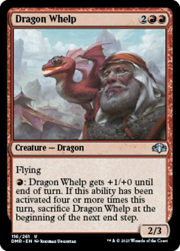 Dragon Whelp - Dominaria Remastered - English - NM - MTG
