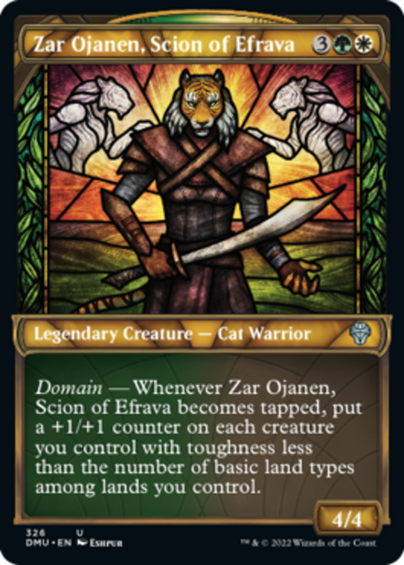 Zar Ojanen, Scion of Efrava - Showcase - Dominaria United - English - NM - MTG